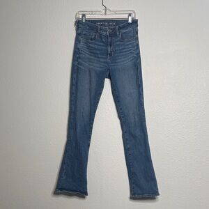 American Eagle Outfitters Women's Classic Blue Flare Jeans